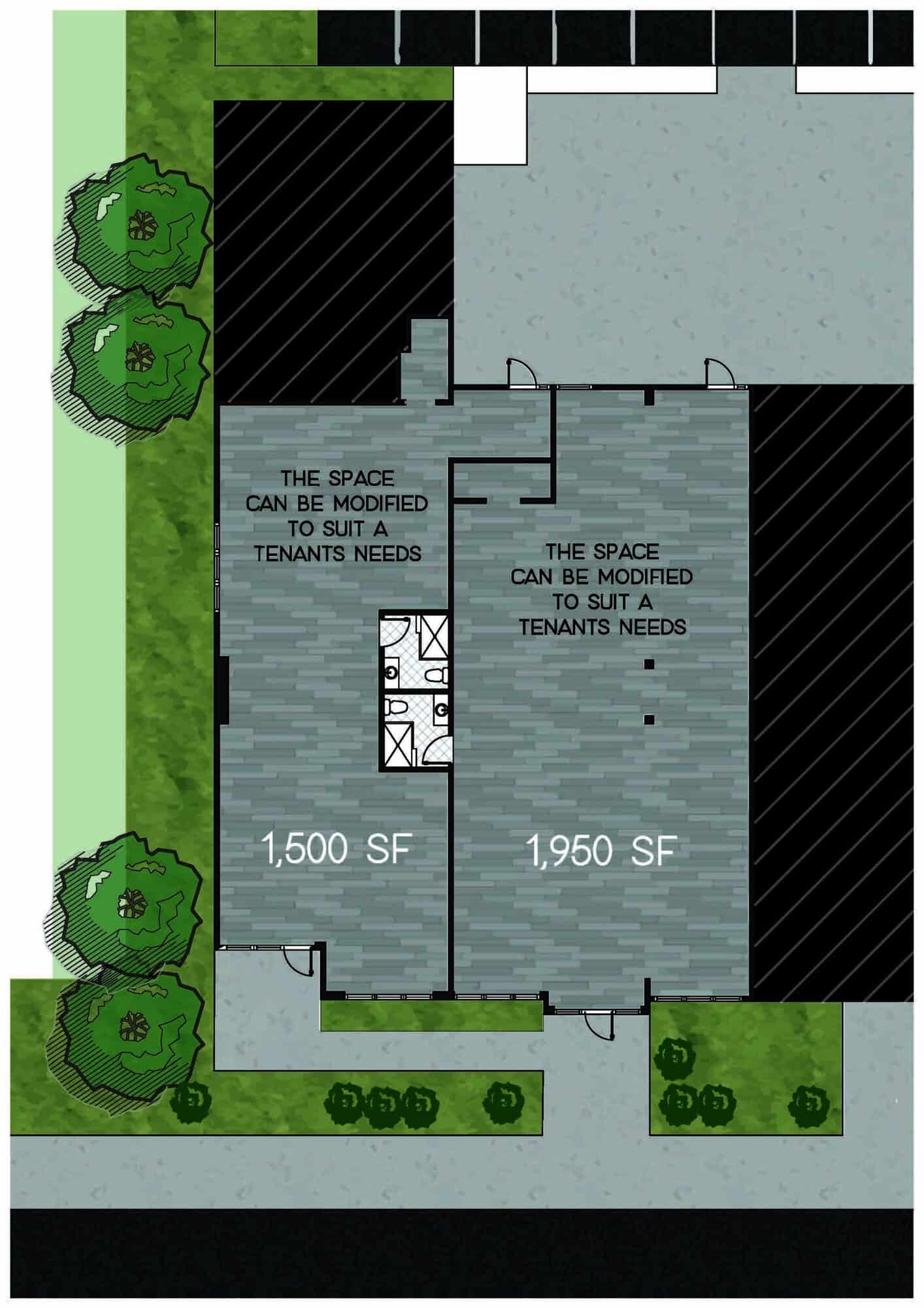 SITE PLAN RENDERING - revisioned