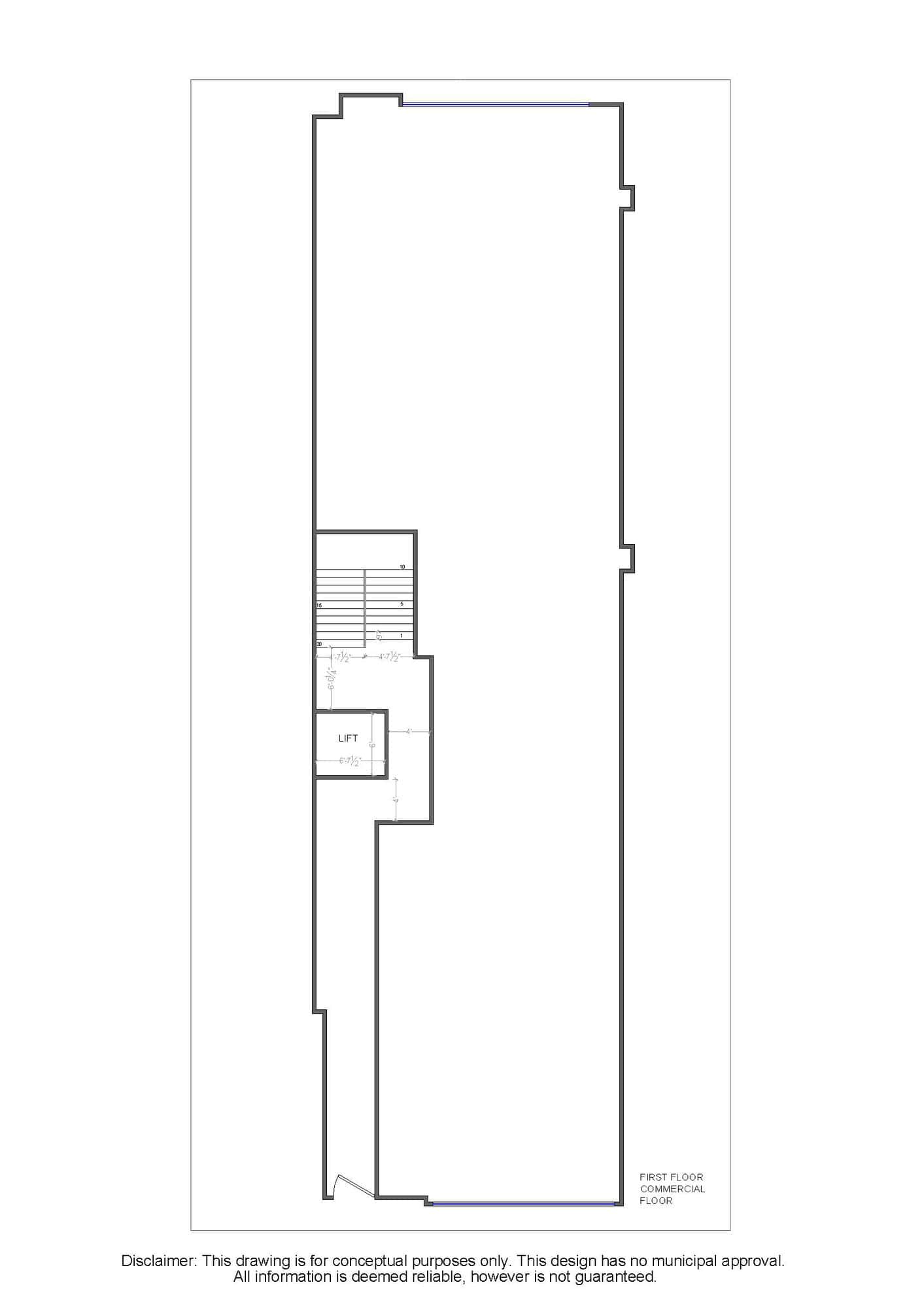 First floor layout